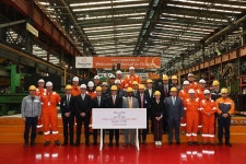 한화해운·한화오션, LNG 운반선 건조 시작