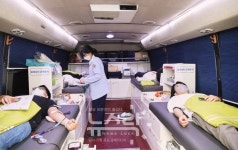 넥센타이어 임직원 사랑의 헌혈 캠페인 참여…양산·창녕 이어 서울에서도