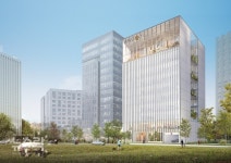 교촌에프앤비, 판교 자연친화 신사옥 기공식 개최...연면적 4200평 규모