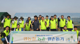 [함께가자 우리ESG] NH농협은행 준법감시부, 오이농장 방문 구슬땀 흘려