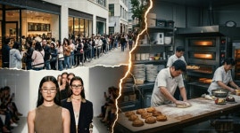 [뉴스락 특별기획] 빛나는 공간, 어두운 현장…런던베이글·젠틀몬스터의 두 얼굴