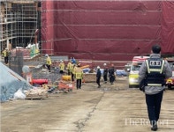 광교 경기주택도시공사 융복합센터 건립공사 현장 사고···1명 부상