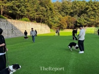 아라마크(주)용인예술과학대학교 | 용인예술과학대학교, 학생들과 반려견에게 야외훈련장 선사