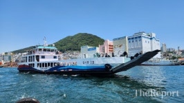 더 크고 더 빠르게, 완도~모도 섬사랑2호 출발