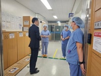 경기도의료원 이필수 원장, 수원병원 찾아 직원들 격려