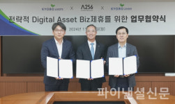 교보증권, 교보DTS·람다256과 토큰증권 유통 사업 추진 협약
