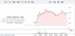 이디티, 5월24일 코스닥 변동성 특징주