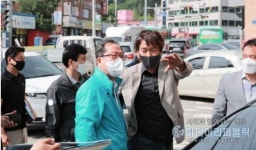 조광한 남양주시장, 화도읍 가곡리 도로 확장 공사 관련 민원 현장 방문
