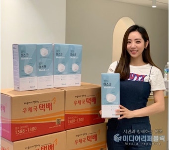 정순주 아나운서, K리그 드림어시스트 멘티들에게 마스크 기부...`남다른 축구사랑'