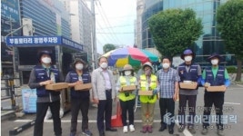 부평구시설관리공단, 무더위 현장 공영주차장 직원 격려