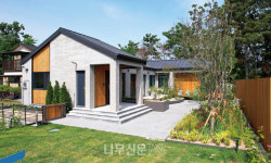 한옥 중정이 있는 현대식 전원주택, 경기 여주 단층집
