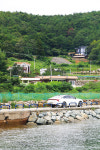 남해바다를 가슴에 안고 벼랑 위에 우뚝 선 CLT 목조주택