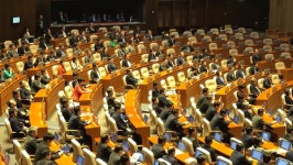 더불어민주당 44%, 미래통합당 19% … 보수 진영 구심점 역할 리더 부재한 상황