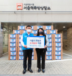 우리은행, 서울역쪽방상담소에 쪽방촌 거주민 방한물품 전달