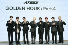 [C포토] 에이티즈, K팝 대표 퍼포먼스 최강자 귀환 (골든아워 : 파트4 기자간담회)