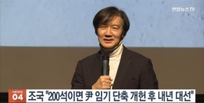 개헌으로 대통령 끌어내리자는 조국, 형법학자의 상식도 포기한 속사정 있나