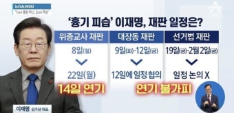 이재명의 '건강 미스터리'... 재판은 연기해도 민주당 당무 결정엔 차질없다