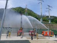 부산 동래소방서-동래구청, 합동 산불 진화훈련 실시