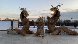 서울시, 월드컵 공원서 용띠 어린이들과 만든 억새 용가족 만나보세요