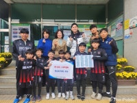 청주 SKK축구교실, 상당구 용암2동 주민센터에 40만 원 기부