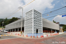 단양군, 별곡 공용주차장 조성사업 막바지 돌입