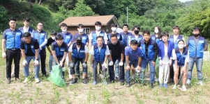 더불어민주당 동구 청년위원회, 현충일 맞아 산내골령골 환경정비