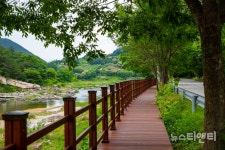 괴산 화양구곡 문화생태탐방로, 11월 완공 앞둬