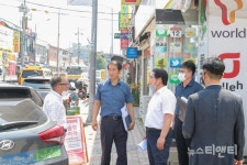 [포토] 오세현 아산시장, 온양·배방 도시재생사업 현장 방문
