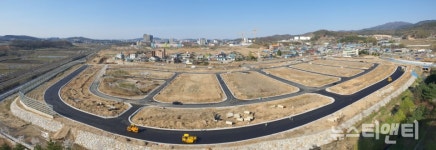 천안 부성지구 도시개발사업...공정률 85% 순항