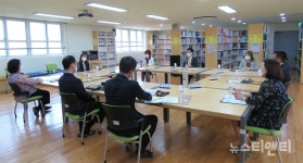 허태정 시장, 대전 맹학교 방문...교직원 격려