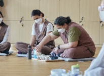 주한미군 가족...아산서 행복한 템플스테이