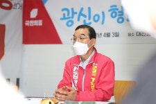 김광신 대전 중구청장 예비후보, 청년들과 지역 발전 방안 토론