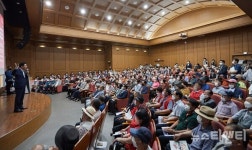 박경귀 아산시장, 호서대학교서 배방읍 열린간담회 개최
