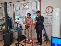 예산빛살나눔봉사단, 서산시 동문동 43통 경로잔치 개최