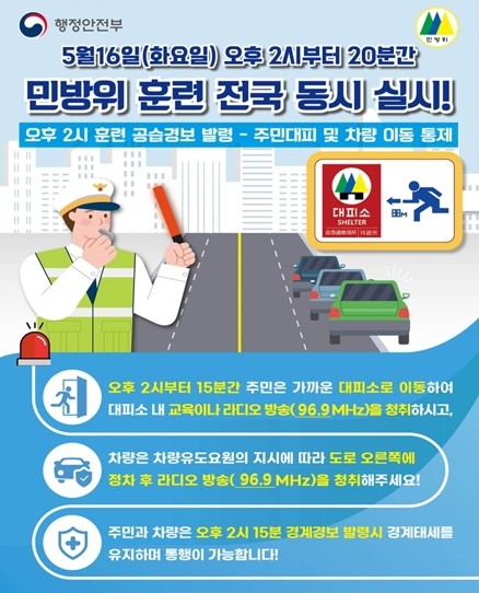 전국 민방위 훈련, 국민 대피 역량 강화의 시간