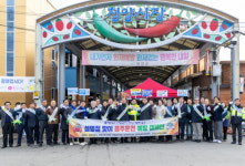 청양군, 전통시장에서 스마트 청양 캠페인