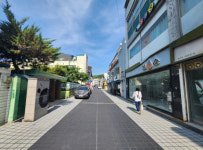 예산군, 예산읍 추사거리 노면 정비사업 완료