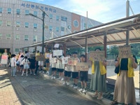 서산동문초등학교, 따뜻한 말 한마디 등굣길 게릴라 캠페인 진행