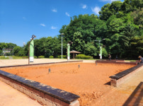 청주시, 금천배수지공원에 황토체험공간 조성 완료