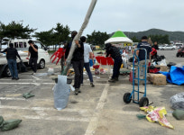 충남도, 꽃지해안공원 주차장 노점상 정비 완료