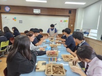 대산중학교, 사제동행 목공예 제작 체험