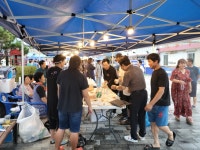 [포토] 박경귀 아산시장, 도고면민과 함께하는 한가위 노래자랑 참여