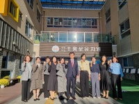 윤건영 충북교육감, 교육활동 보호 위한 다섯 번째 행선지 초롱꽃유치원 방문
