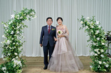 팔순 부부 리마인드 웨딩...  부여 삼용1리 마을, 축하 잔치