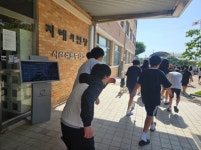 서산석림중학교, 화재 및 지진 대응 자체 생활안전훈련 실시