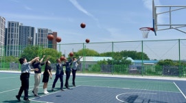 서산석림중학교, 농구장 개장식 개최