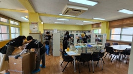 서산교육지원청 학교지원센터, 음암중학교 특별실 정리 지원 실시