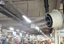 농협대전공판장, 오정도매시장 내 쿨링포그 시스템 설치 완료