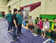 [포토] 이양섭 충북도의회 의장, 폭우 피해지역 긴급 현장 점검