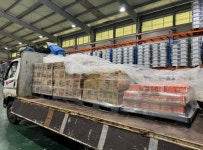 BGF리테일, 아산시에 수해 피해 구호물품 지원